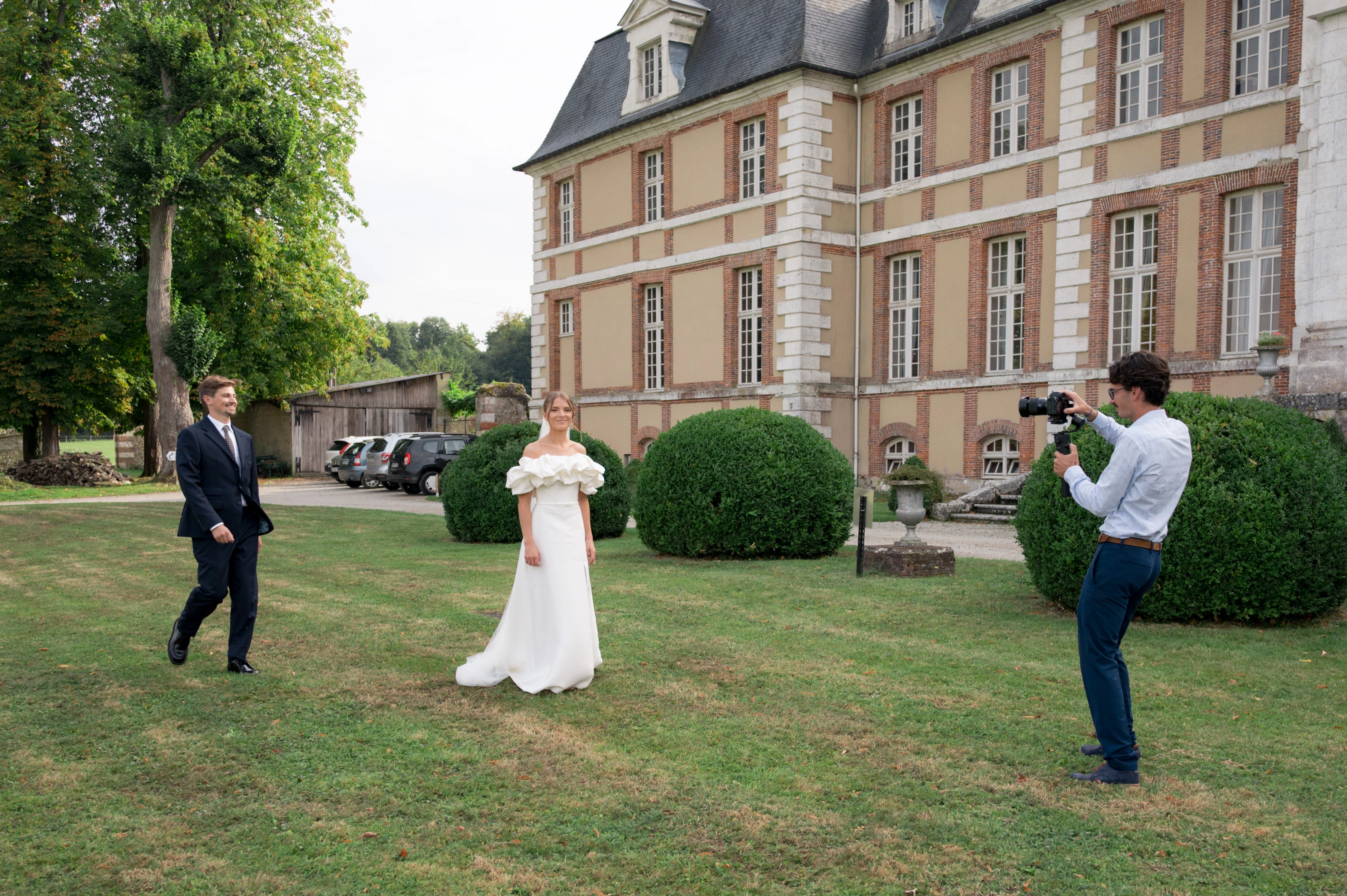 Tournage le jour du mariage